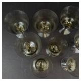 Skruf Gulli Cordial Glasses - Siegfried Stahl Design, Vintage 1960s, 9-Piece Set