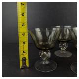 Skruf Gulli Cordial Glasses - Siegfried Stahl Design, Vintage 1960s, 9-Piece Set