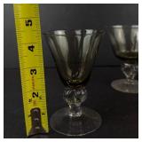 Skruf Gulli Cordial Glasses - Siegfried Stahl Design, Vintage 1960s, 9-Piece Set