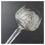 Crystal Cut Glass Champagne Coupe Glasses - 8-Piece Set