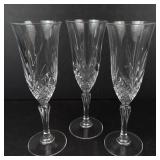 Salzburg Cristal de Flandre 4 Champagne Flutes 14.5 cl