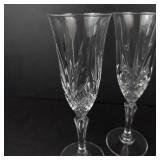 Salzburg Cristal de Flandre 4 Champagne Flutes 14.5 cl