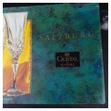 Salzburg Cristal de Flandre 4 Champagne Flutes 14.5 cl