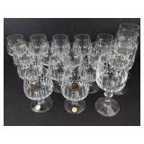 Zwiesel Kristall Echt Bleikristall Goblets - 24% Lead Crystal, Germany (14 Goblets & 4 Wine Glasses)