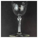 Libbey Windswept Glassware - 3 Cocktail Coupes & 3 Stem Glasses