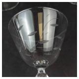 Libbey Windswept Glassware - 3 Cocktail Coupes & 3 Stem Glasses