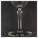 Libbey Windswept Glassware - 3 Cocktail Coupes & 3 Stem Glasses