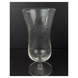 Vintage Starburst Etched Parfait Glasses - Mid Century Dessert Glassware Set of 9