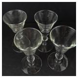 Clear Glass Stemware Assortment - 13-Pieces
