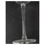 Etched Floral Wine Glasses (Lot of 5)