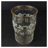 Crystal Glassware Set with Gold Trim - Assorted Clear Glasses & 3 Bowls