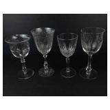 Crystal Wine Glasses (Lot of 4)