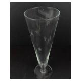 Champagne Flutes - Etched Starburst Pattern (Lot of 5)