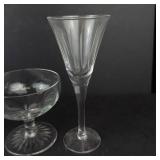 Etched Glasses - Assorted Stemware (Lot of 6)