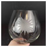 Starburst Engraved Glassware Set - 3 Glasses