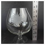 Starburst Engraved Glassware Set - 3 Glasses