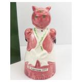Lagniappe 1977 Mammy Bell Ceramic Figurine - Kneading Dough