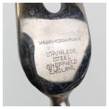 Washington Forge Sheffield England - Stainless Steel Carving Set & Vintage Serving Tools