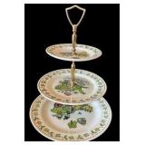 Poppytrail by Metlox "Happy Time" Three Tiered Serving Dish