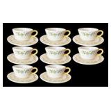 Poppytrail by Metlox "Happy Time" Teacups & Saucers