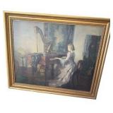 "The Music Room" by Marguerite Pearson Framed Print