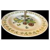 Poppytrail by Metlox "Happy Time" Three Tiered Serving Dish