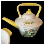 Poppytrail by Metlox "Happy Time" Teapot & Serving Dishes
