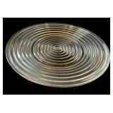Ribbed 8" Salad Plates - 12 Pieces