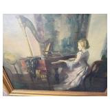 "The Music Room" by Marguerite Pearson Framed Print