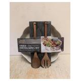 NEW THYME & TABLE HARVEST COLLECTION 3-PIECE SERVING BOWL SET