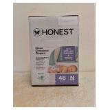 NEW HONEST CLEAN CONSCIOUS DIAPERS SIZE N 48 CT