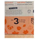 NEW PURA SUPER SOFT & COMFY, ENHANCED WITH ORGANIC COTTON SIZE 3 156 CT