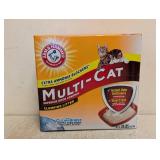 NEW ARM & HAMMER EXTRA AMMONIA BLOCKER MULTI CAT CLUMPING LITTER