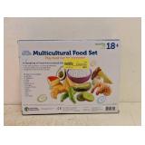 NEW LEARNING RESOURCES MULTICULTURAL FOOD SET 15PC