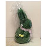 NEW FAUX GRASS SITTING BUNNY