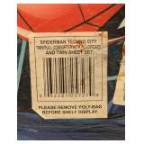 NEW SPIDER-MAN TECHNO CITY FULL/TWIN COMFORTER SET WITH PILLOWCASE