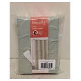 NEW BEAUTIFUL FABRIC SHOWER CURTAIN SAGE GREEN