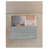 NEW TOWN & COUNTRY WOVEN SHOWER CURTAIN GREEN