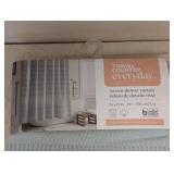 NEW TOWN & COUNTRY WOVEN SHOWER CURTAIN GREEN