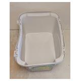 NEW LARGE ENCLOSED CAT LITTER PAN