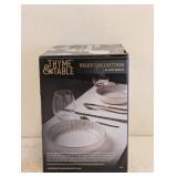 NEW THYME & TABLE RILEY COLLECTION 4PC. LOW BOWL SET