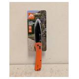 NEW OZARK TRAIL 7.5” FOLDING KNIFE ORANGE