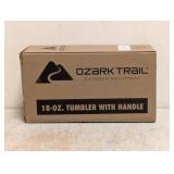 NEW OZARK TRAIL 18OZ. TUMBLER WITH HANDLE ORANGE