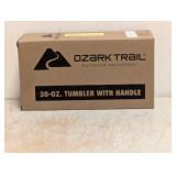 NEW OZARK TRAIL 30OZ. TUMBLER WITH HANDLE PURPLE