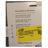 NEW MAINSTAYS BATH TOWEL SET GRAY 6PK