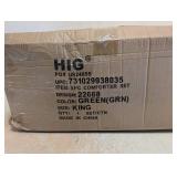 NEW HIG 5PC COMFORTER SET GREEN KING SIZE