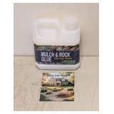 NEW MULCH AND ROCK GLUE
