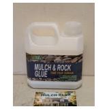 NEW MULCH AND ROCK GLUE