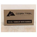 NEW OZARK TRAIL 18OZ. TUMBLER WITH HANDLE PURPLE