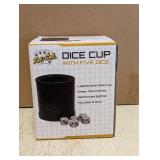 NEW FAT CAT TEXAS HOLD’EM POKER CHIP SET W/ DICE CUP & POKER TRAYS